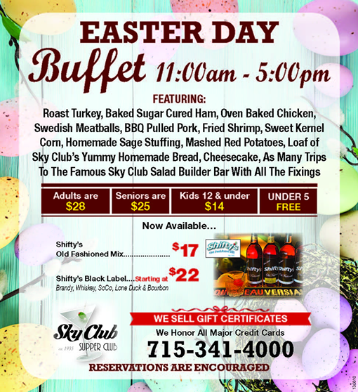 Sky Club Dining, Plover Stevens Point Wisconsin